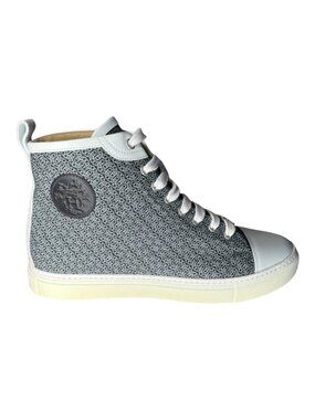 Hermès Super Rare Jimmy Ex Libris Chaine d'Ancre High Top Sneaker